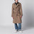Trench Foxfield corto in cotone e seta