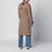 Short Foxfield trench coat in cotton and silk
