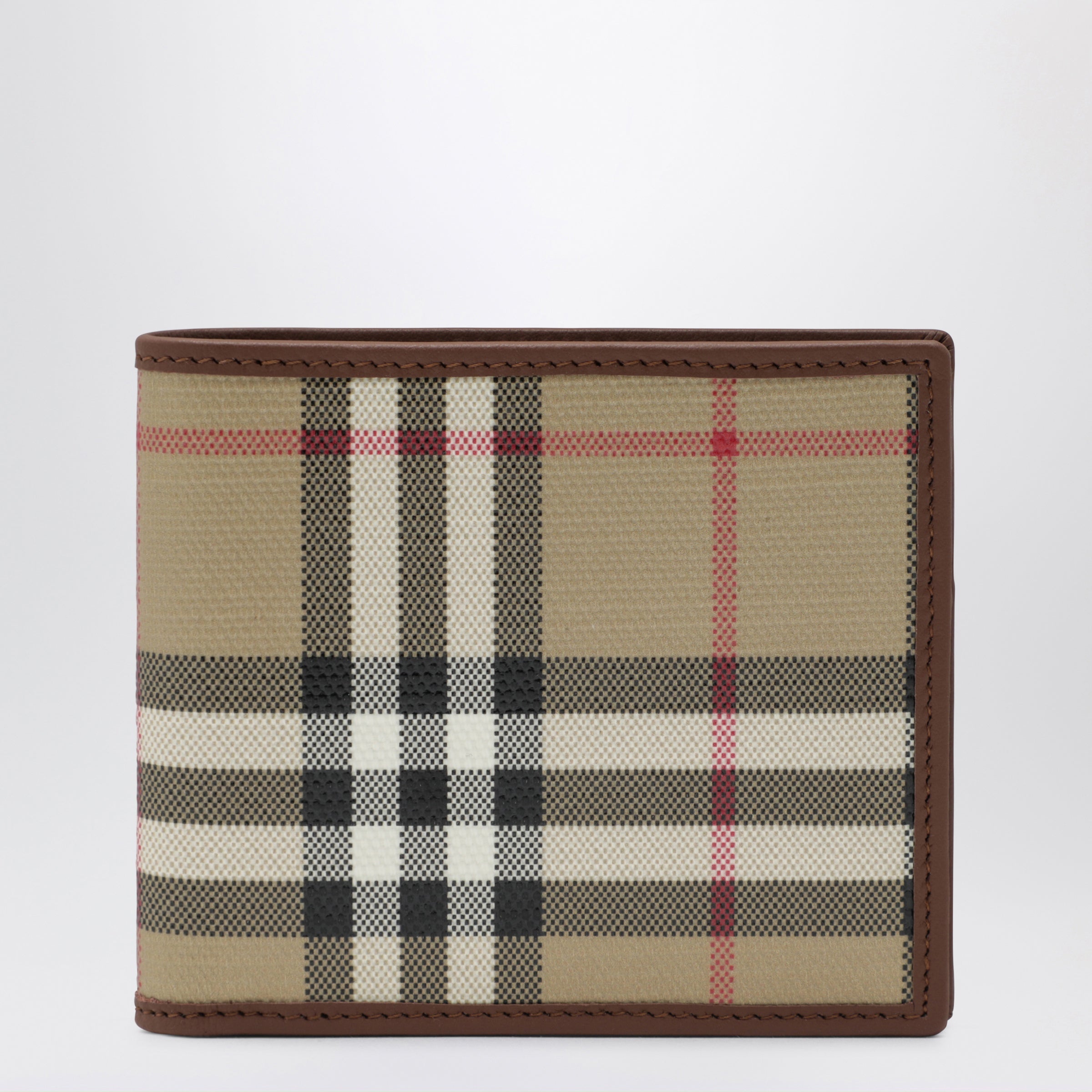 Burberry Beige Check bifold wallet | TheDoubleF