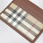 Portacarte Check in cotone beige archivio