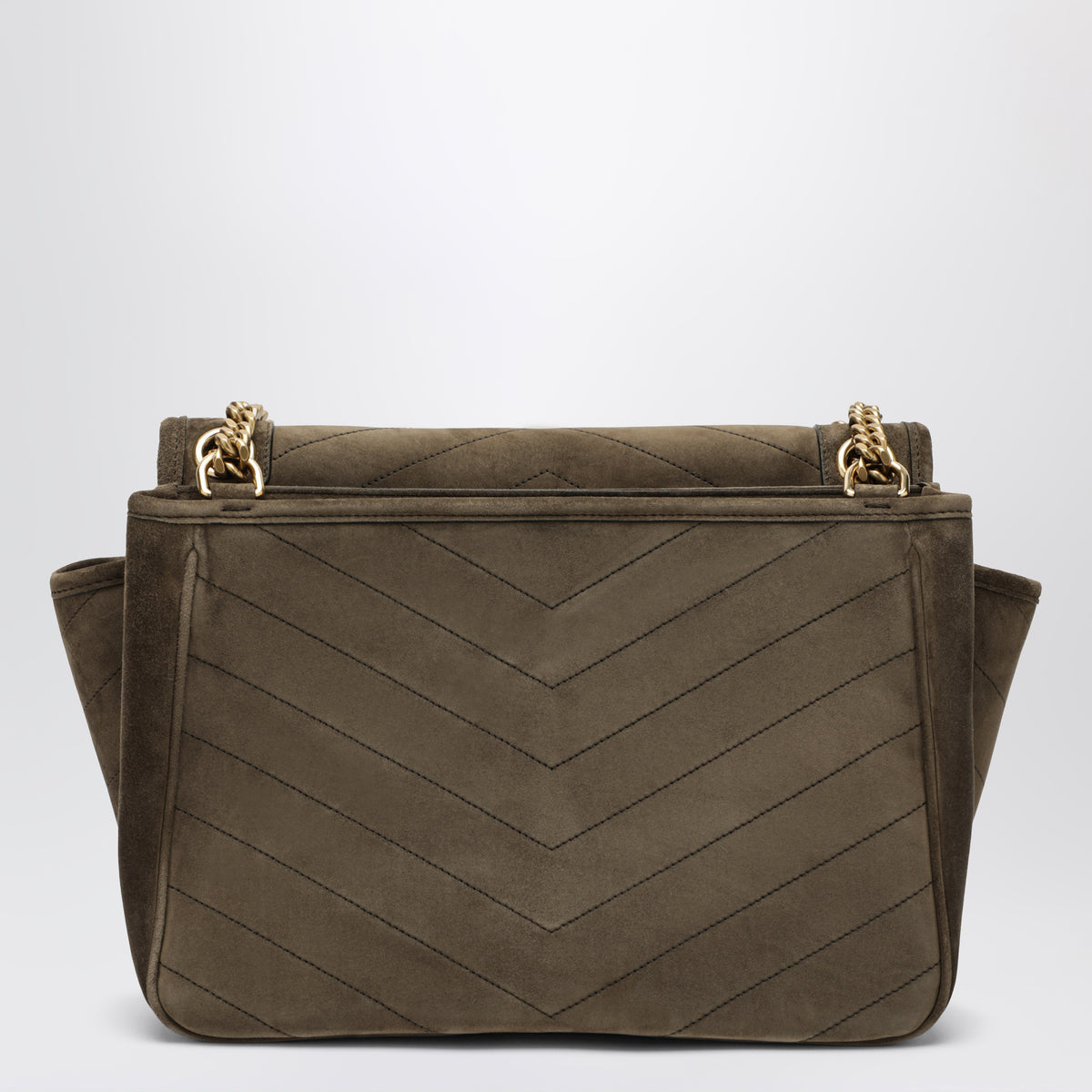 Borsa Niki Tripouch Light Musk in suede