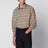 Camicia in cotone beige motivo Check
