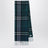 Blue cashmere scarf with shaded Check