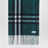 Blue cashmere scarf with shaded Check