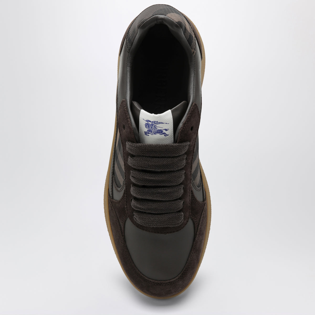 Sneaker Terrace marroni in pelle e suede