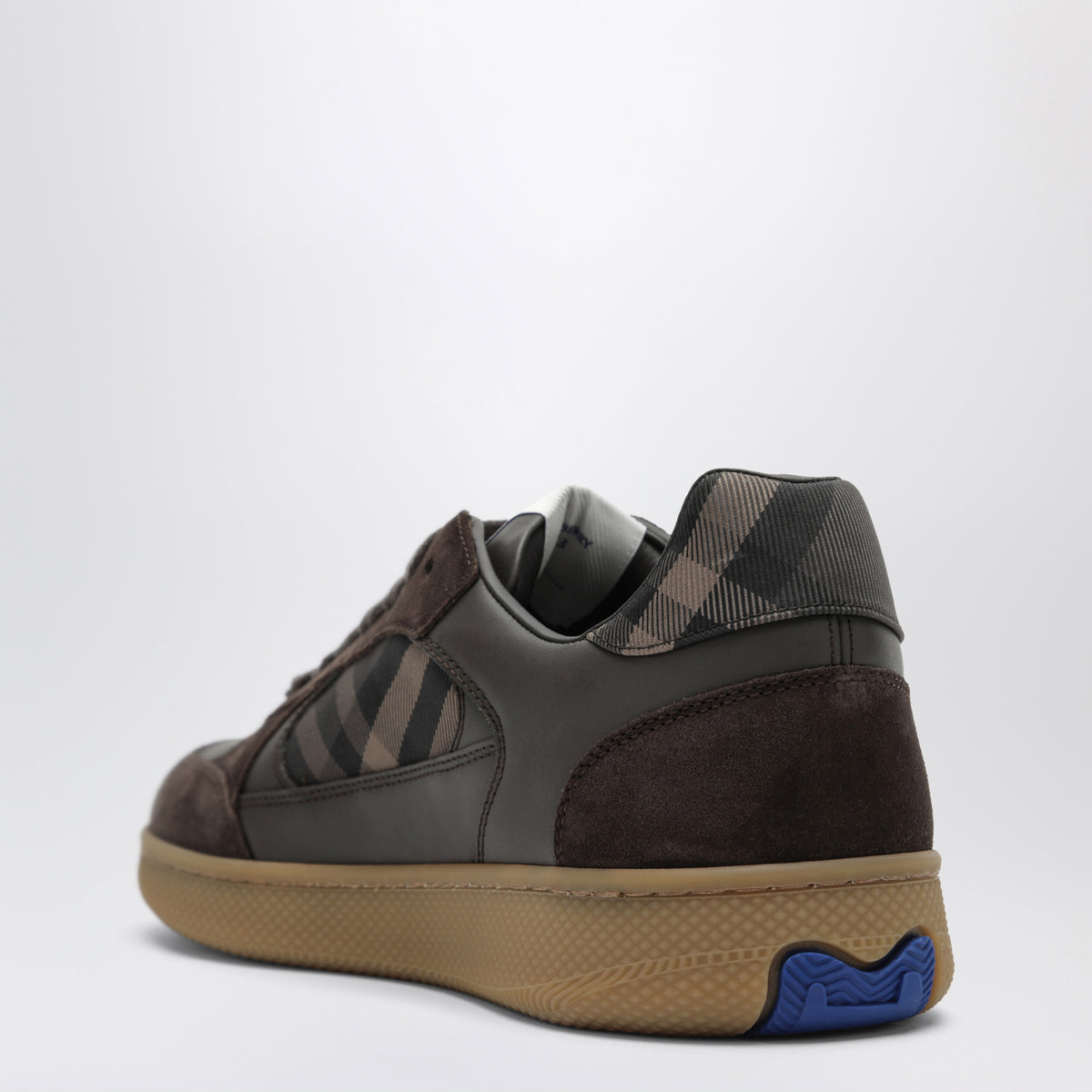 Sneaker Terrace marroni in pelle e suede