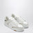 Sneaker Harrow bianche e beige in pelle e nylon