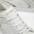 Sneaker Harrow bianche e beige in pelle e nylon