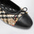 Ballerine Highgate beige in bouclé Check