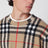 Sand beige cashmere check sweater