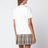 T-shirt girocollo in cotone con Knight Check