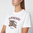 T-shirt girocollo in cotone con Knight Check