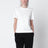 T-shirt craie en coton avec appliqué en cachemire