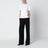 T-shirt craie en coton avec appliqué en cachemire