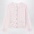 Cardigan rose en laine et cachemire