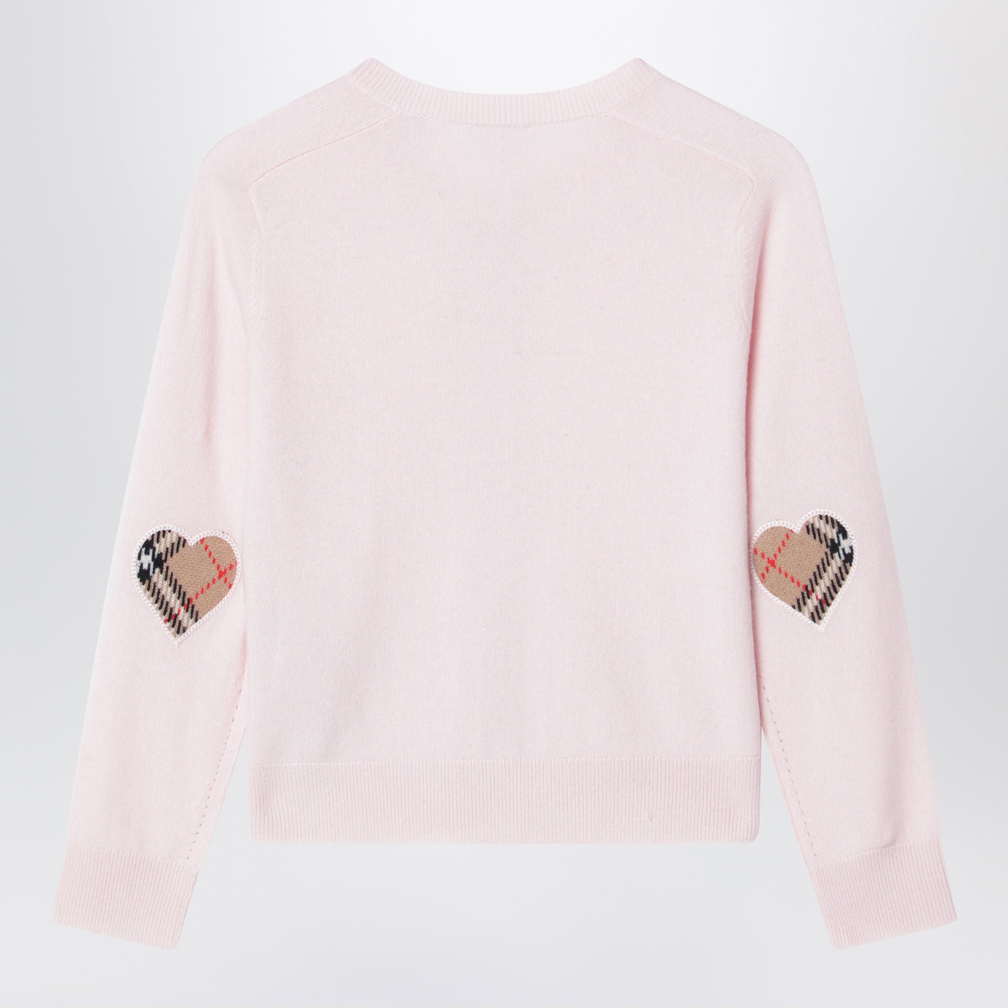 Cardigan rose en laine et cachemire