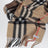 Sciarpa in cashmere con motivo Check Archive beige