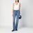 Blue jeans with Intrecciato patch