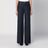 Indigo-coloured palazzo jeans