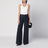 Indigo-coloured palazzo jeans