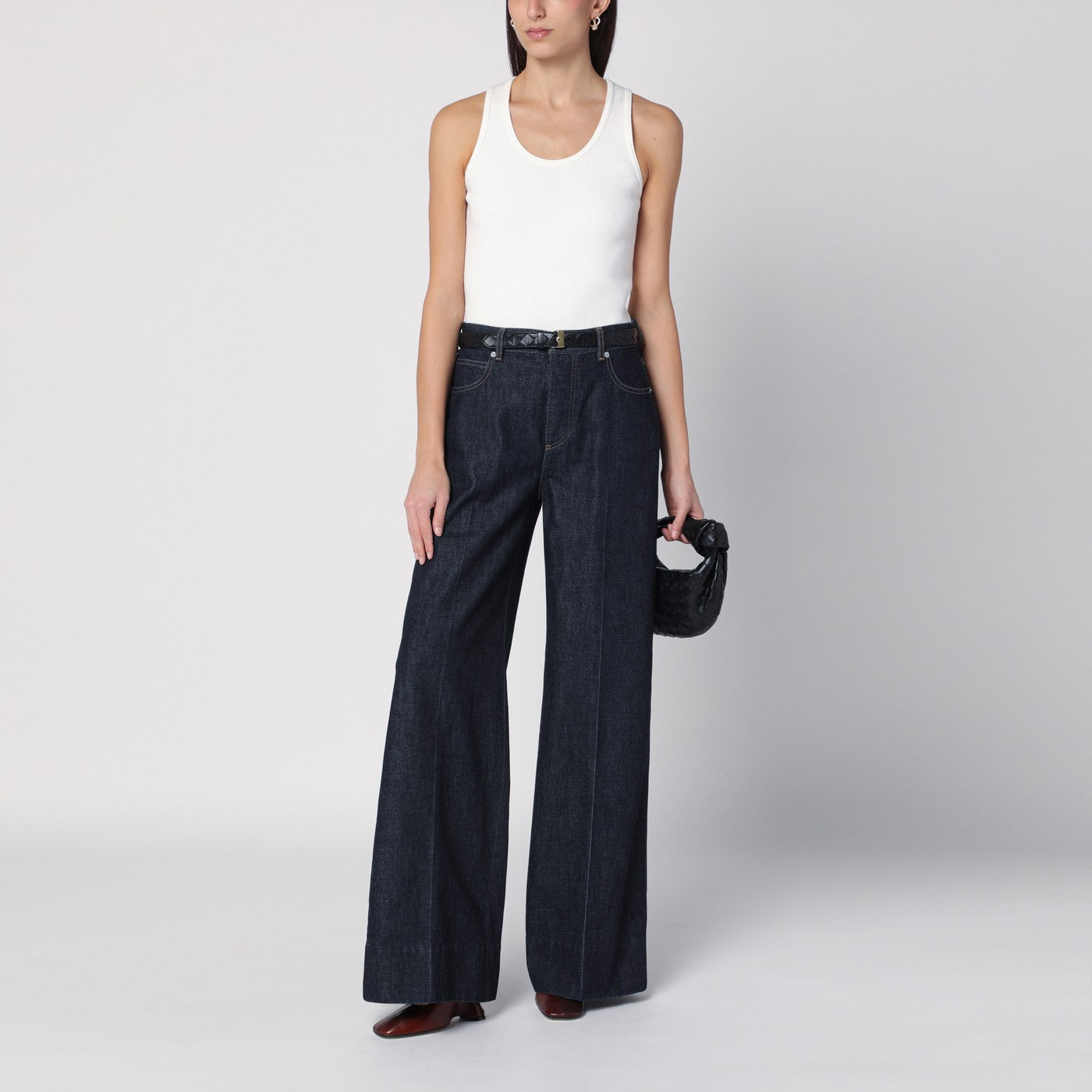 Jeans a palazzo color Indigo