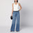 Mid blue palazzo jeans