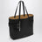 Borsa shopper McQueen Sling T-bar nera