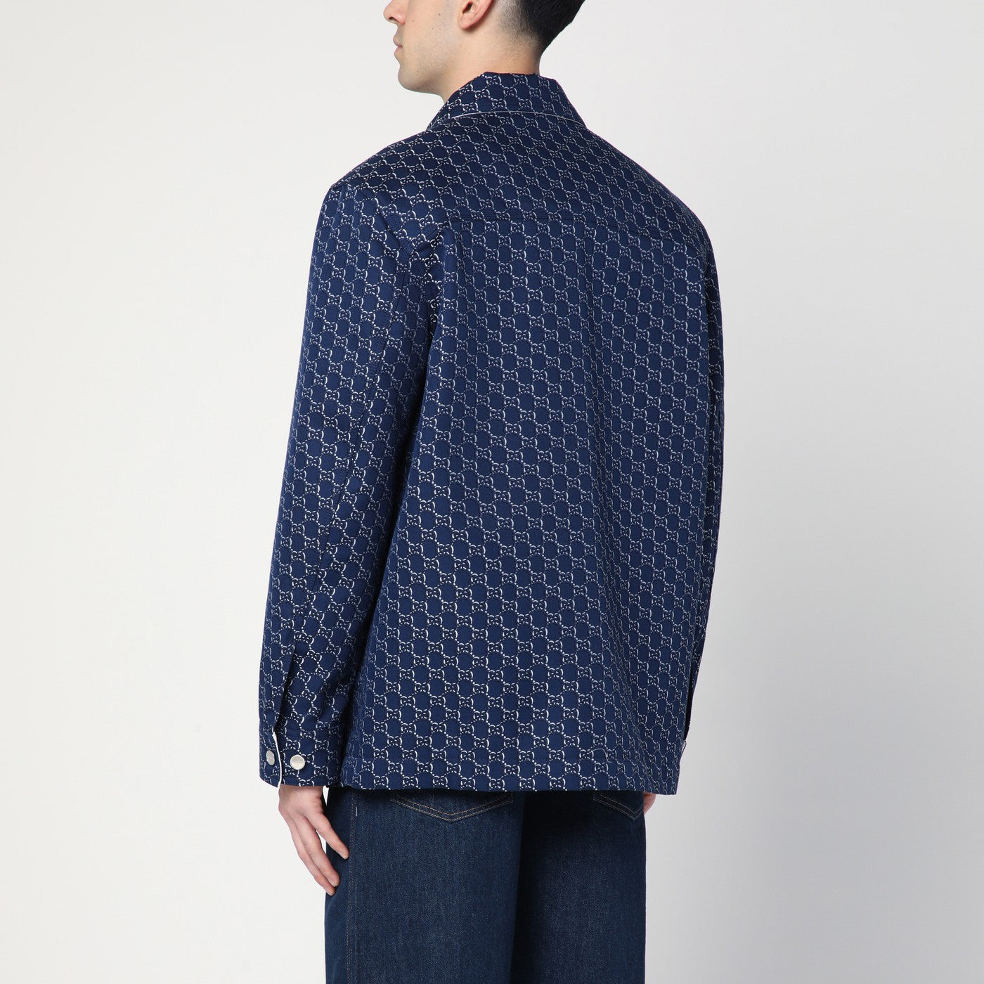 Veste bleu/blanc avec GG Shadow