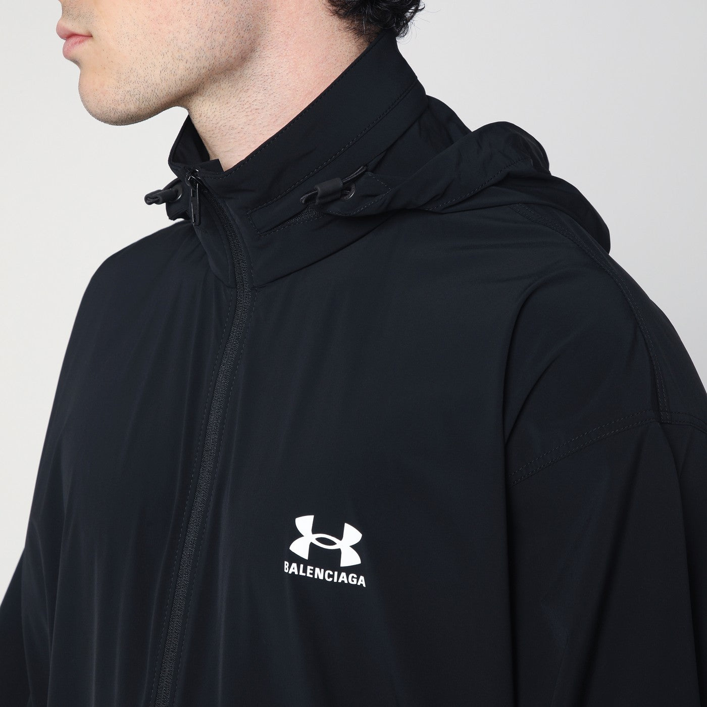 Black Under Armour windbreaker collaboration