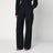 Midnight blue wool cargo trousers