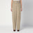 Sand-coloured belted trousers