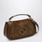 Sac à bandoulière Mini Blondie marron en daim