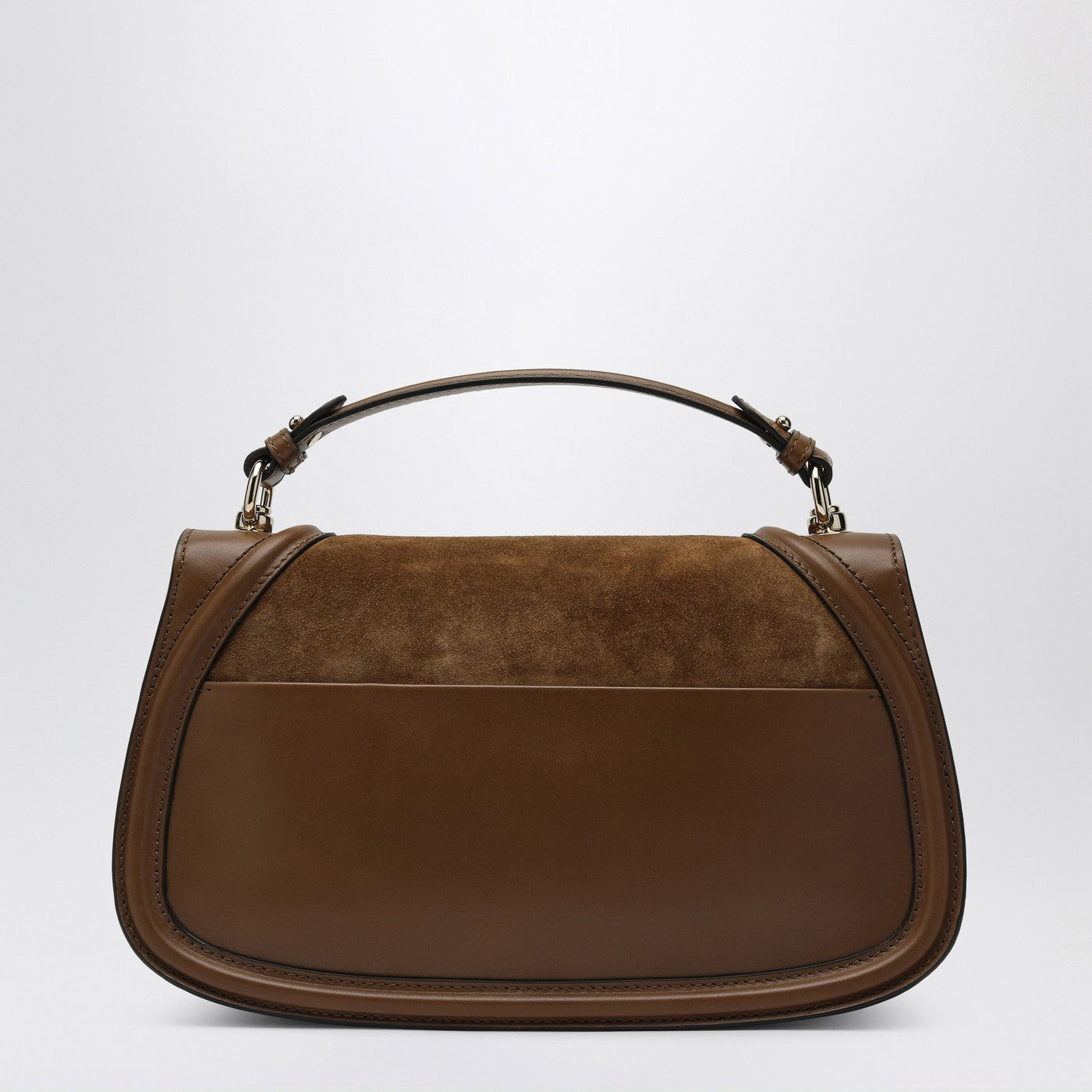 Sac à bandoulière Mini Blondie marron en daim