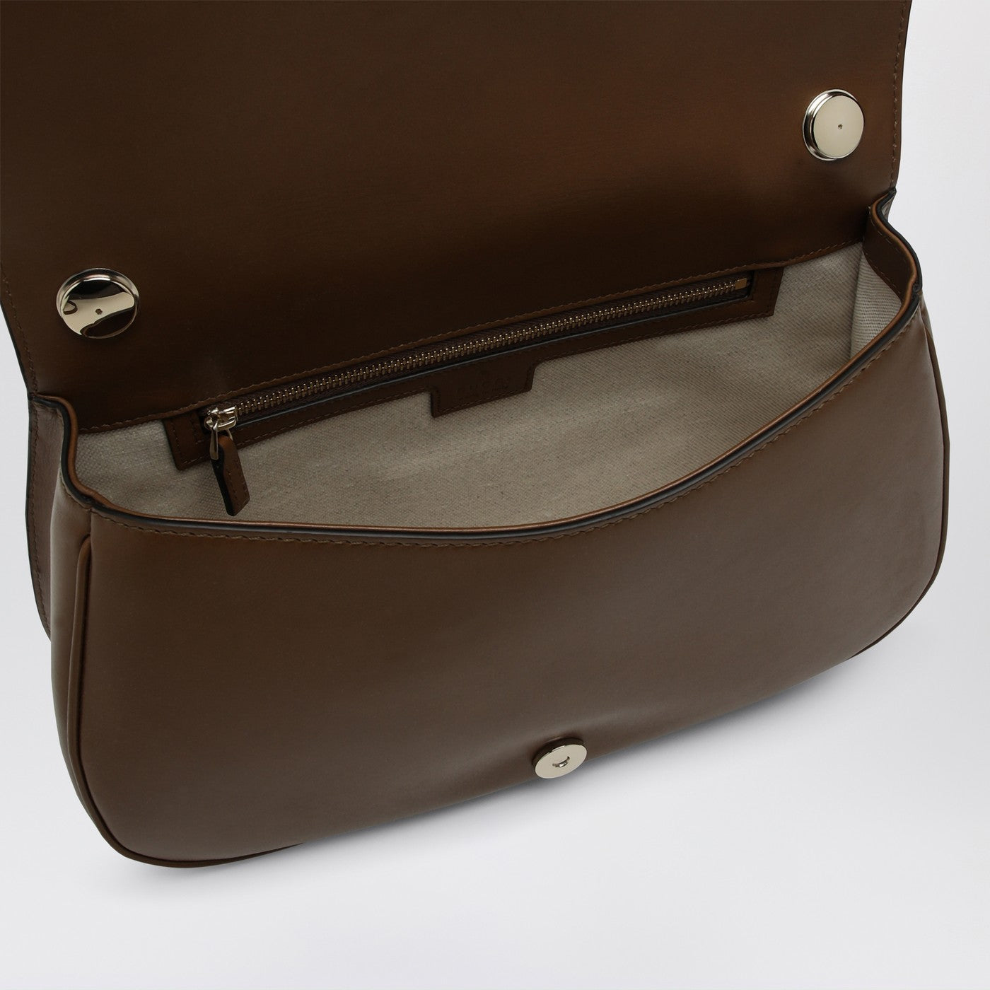 Sac à bandoulière Mini Blondie marron en daim