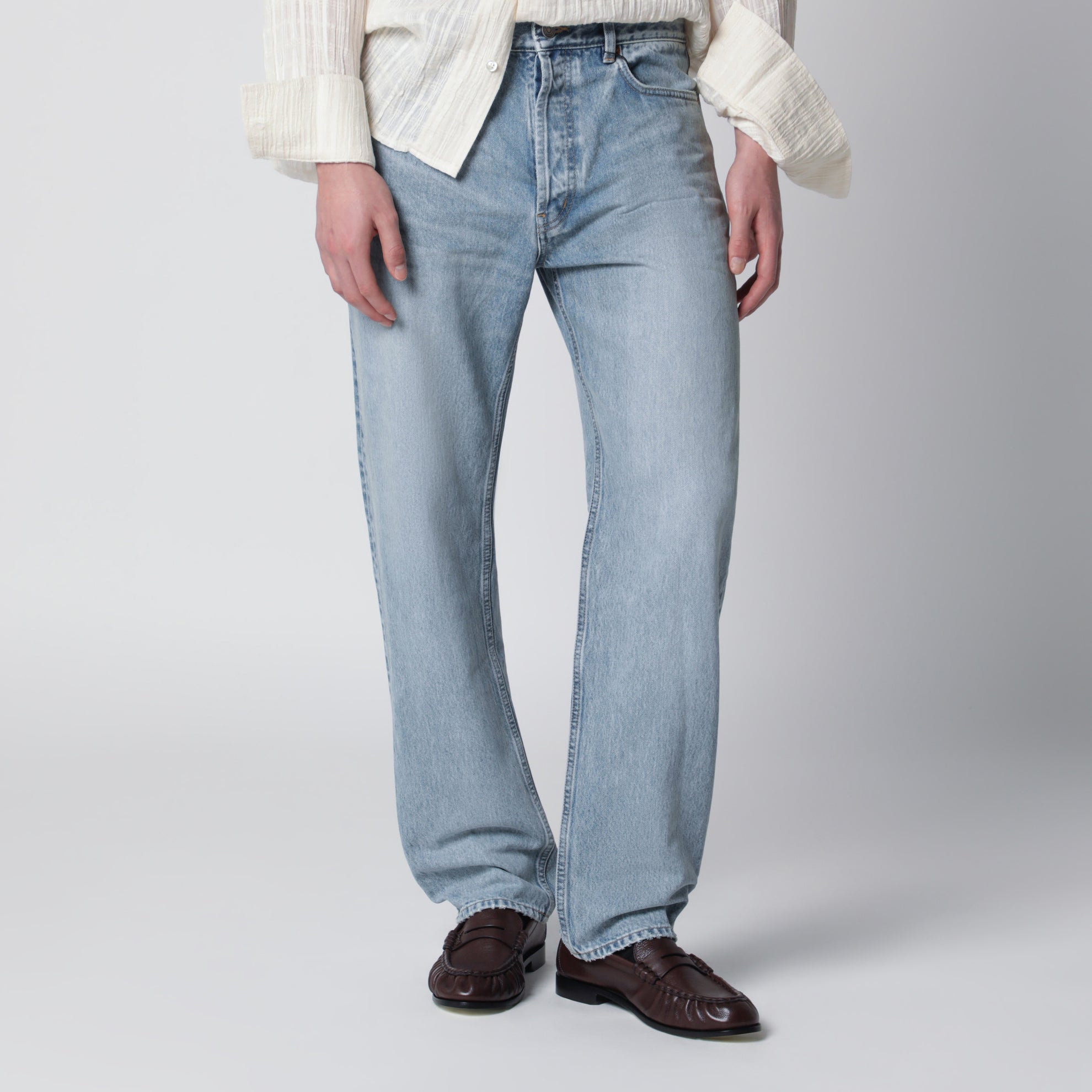Mick long jeans in South Blue denim