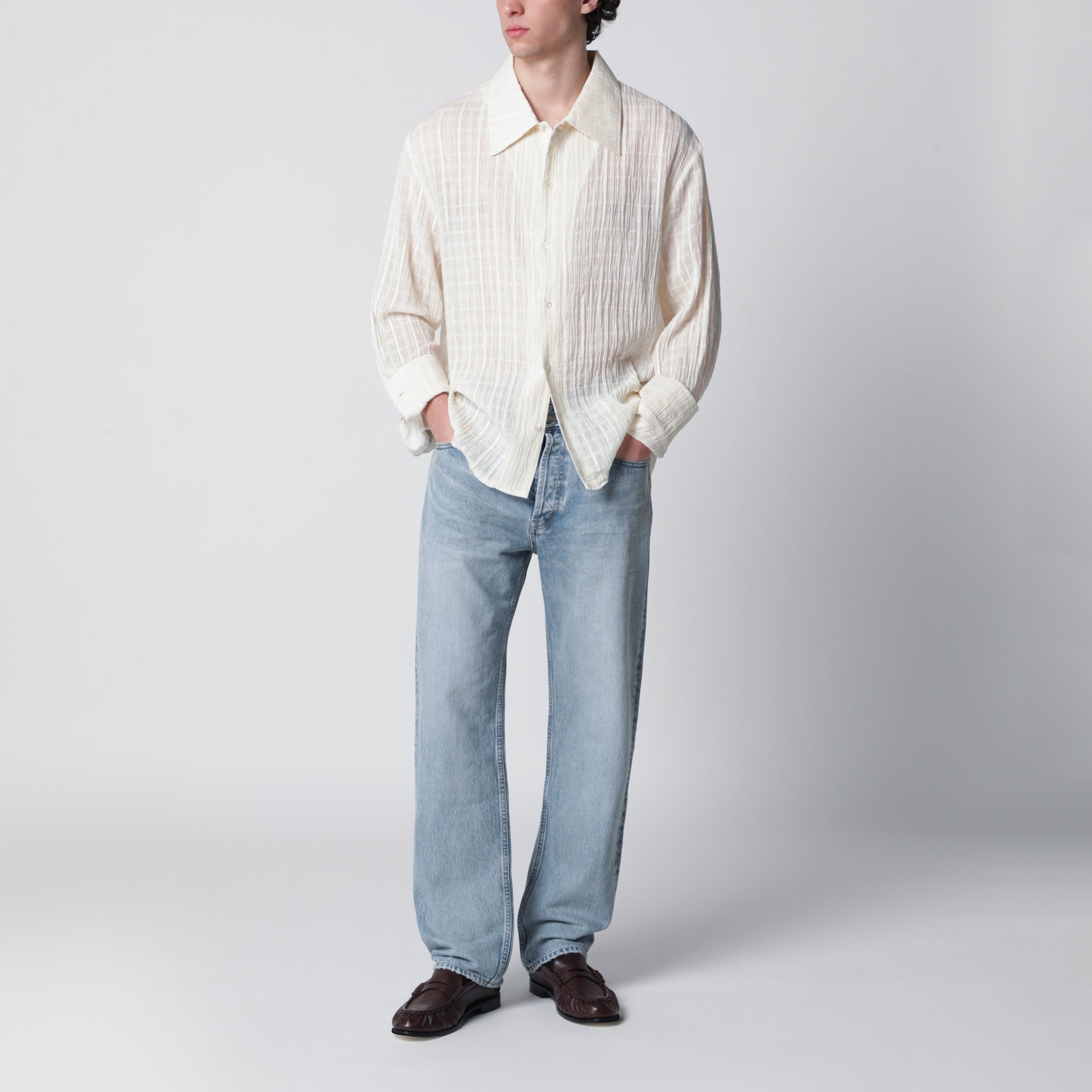 Mick long jeans in South Blue denim