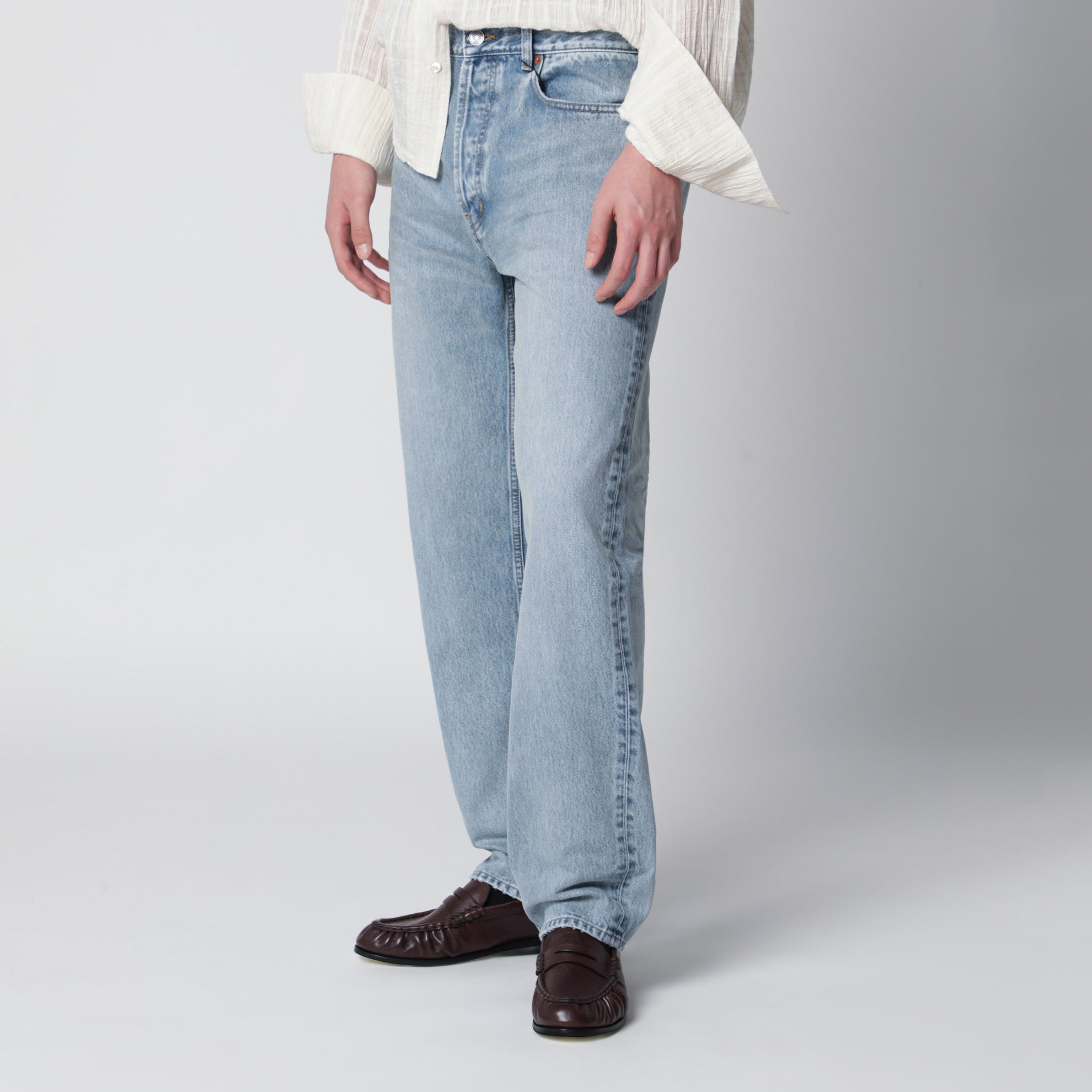 Mick long jeans in South Blue denim