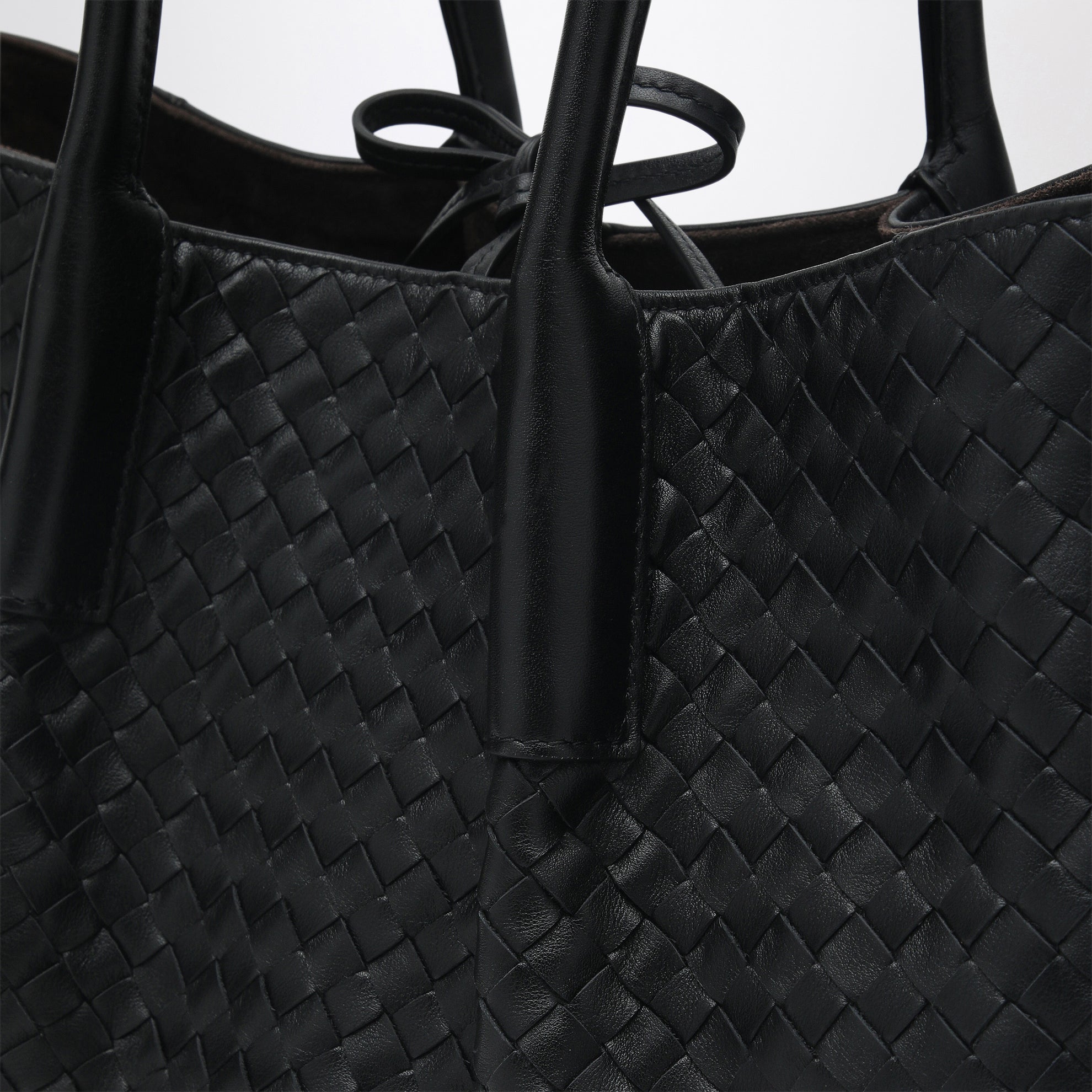 Sac Pinacoteca grand format noir/Fondant