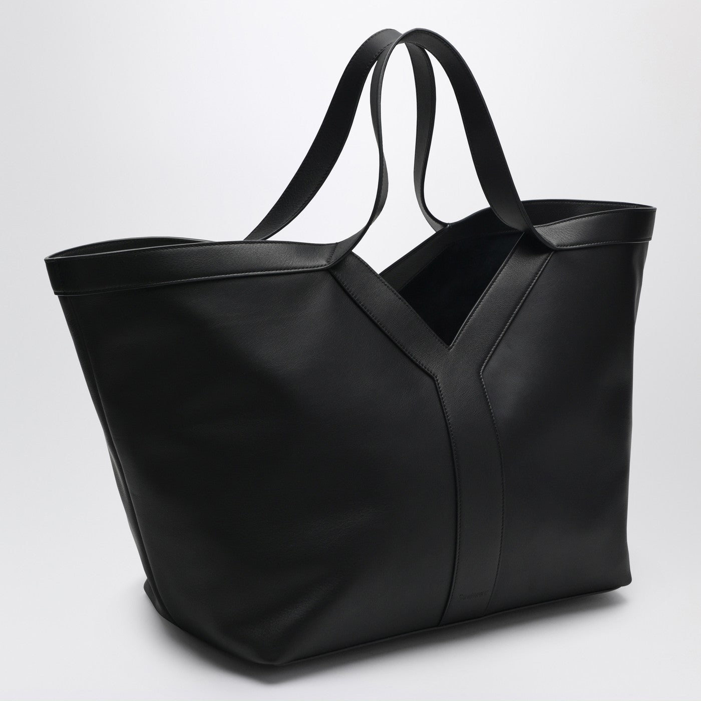 Borsa tote Y nera in pelle
