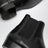 Bottines Chelsea Wyatt noires en cuir