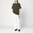 Pantalone flare corto bianco