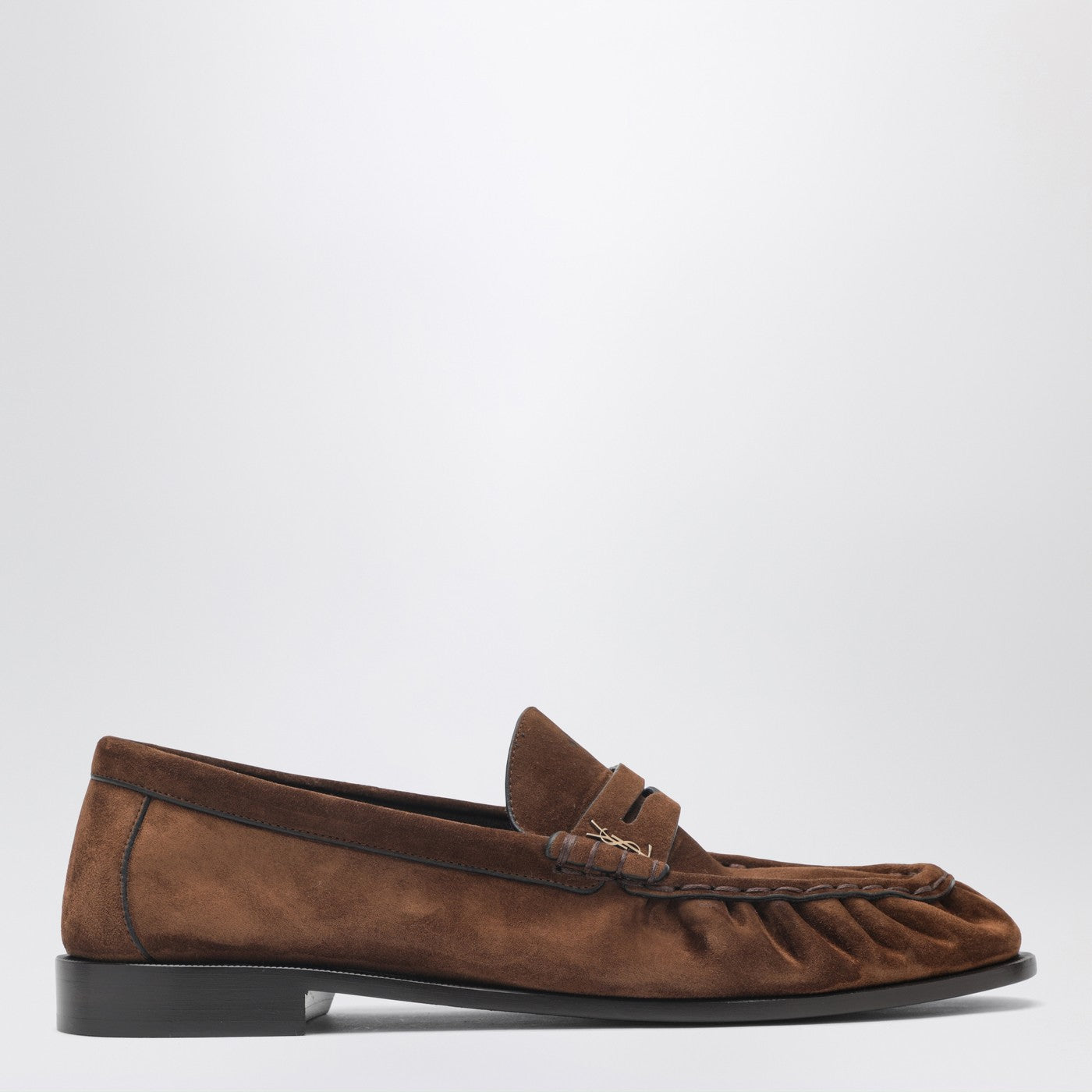 Le Loafer Dark Havana Mokassins aus Wildleder