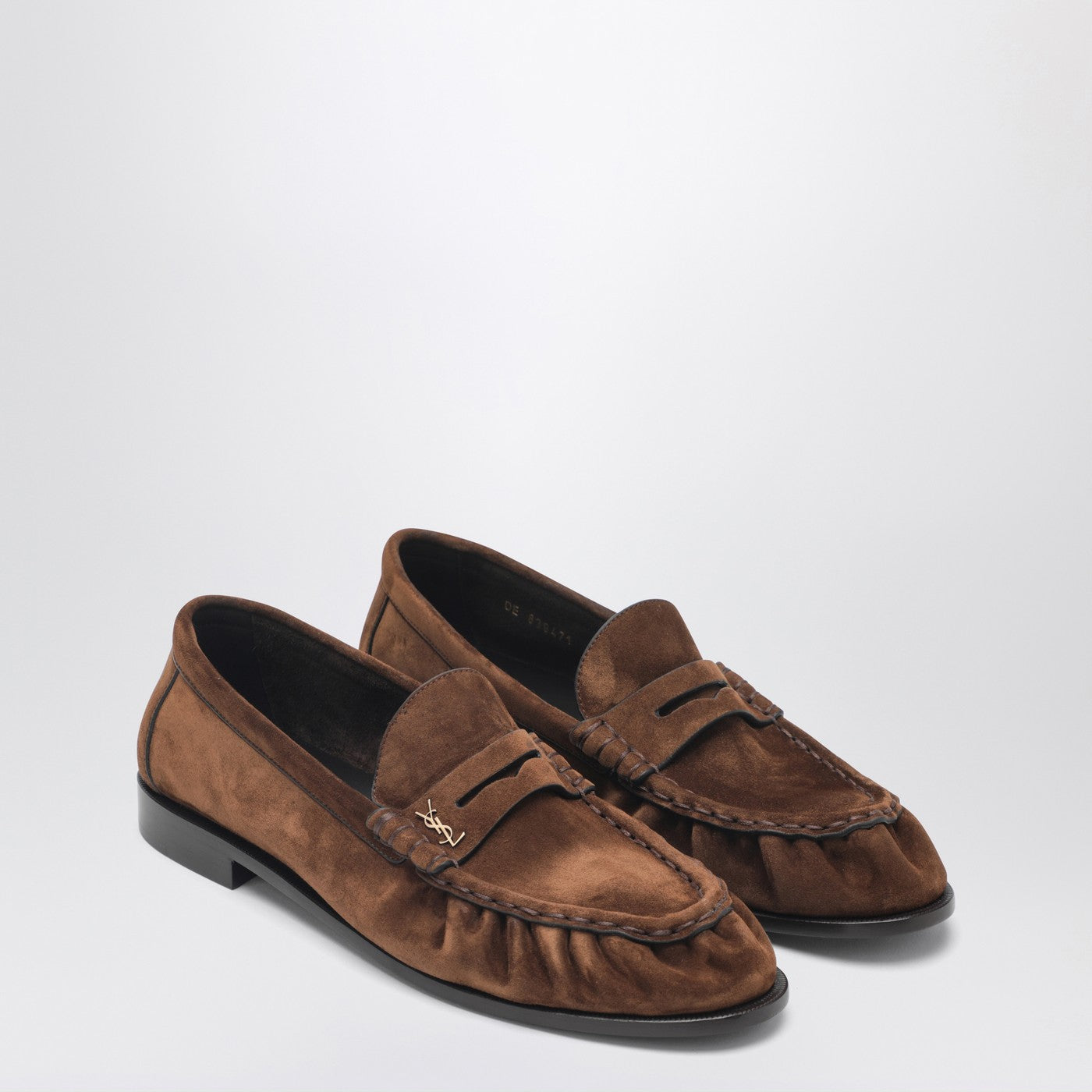 Le Loafer Dark Havana Mokassins aus Wildleder