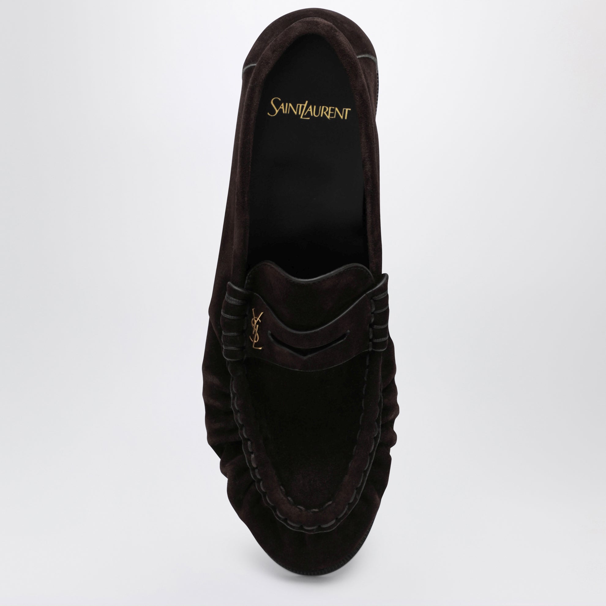 Mocassini Le Loafer marroni in suede