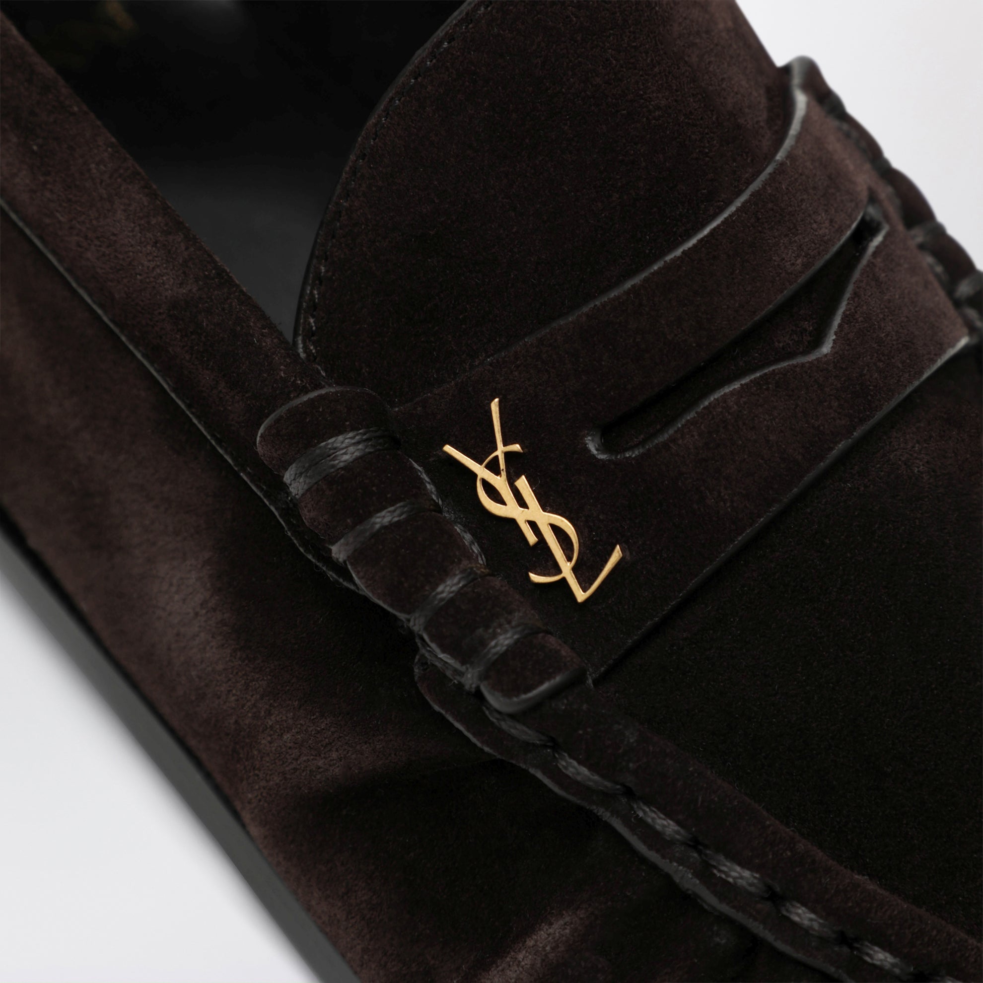 Mocassini Le Loafer marroni in suede
