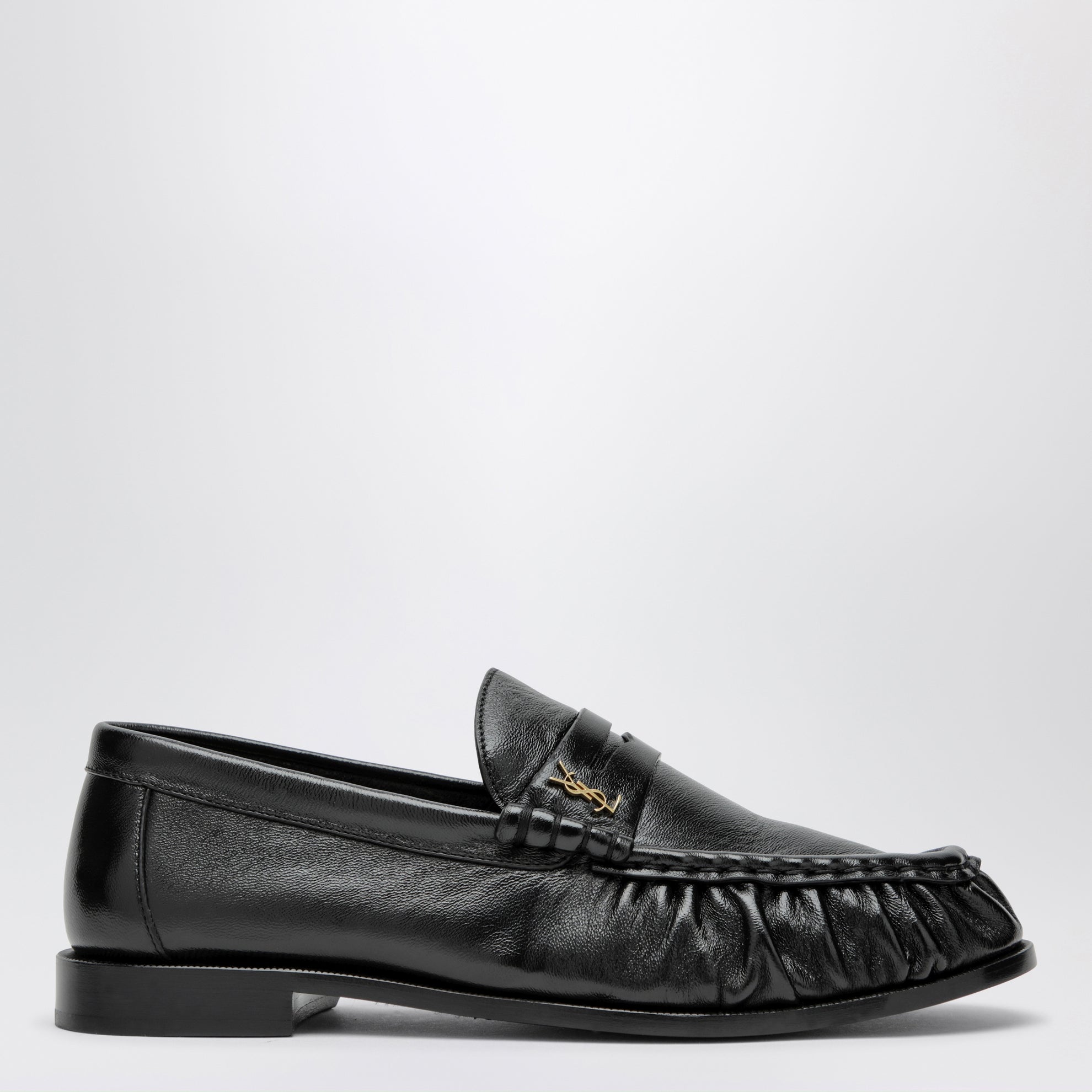 Mocassins Le Loafer souples en cuir verni noirs