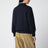 Navy Blue Merino Wool Polo Shirt