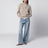 Stone Mélange Wool and Cashmere Polo Shirt