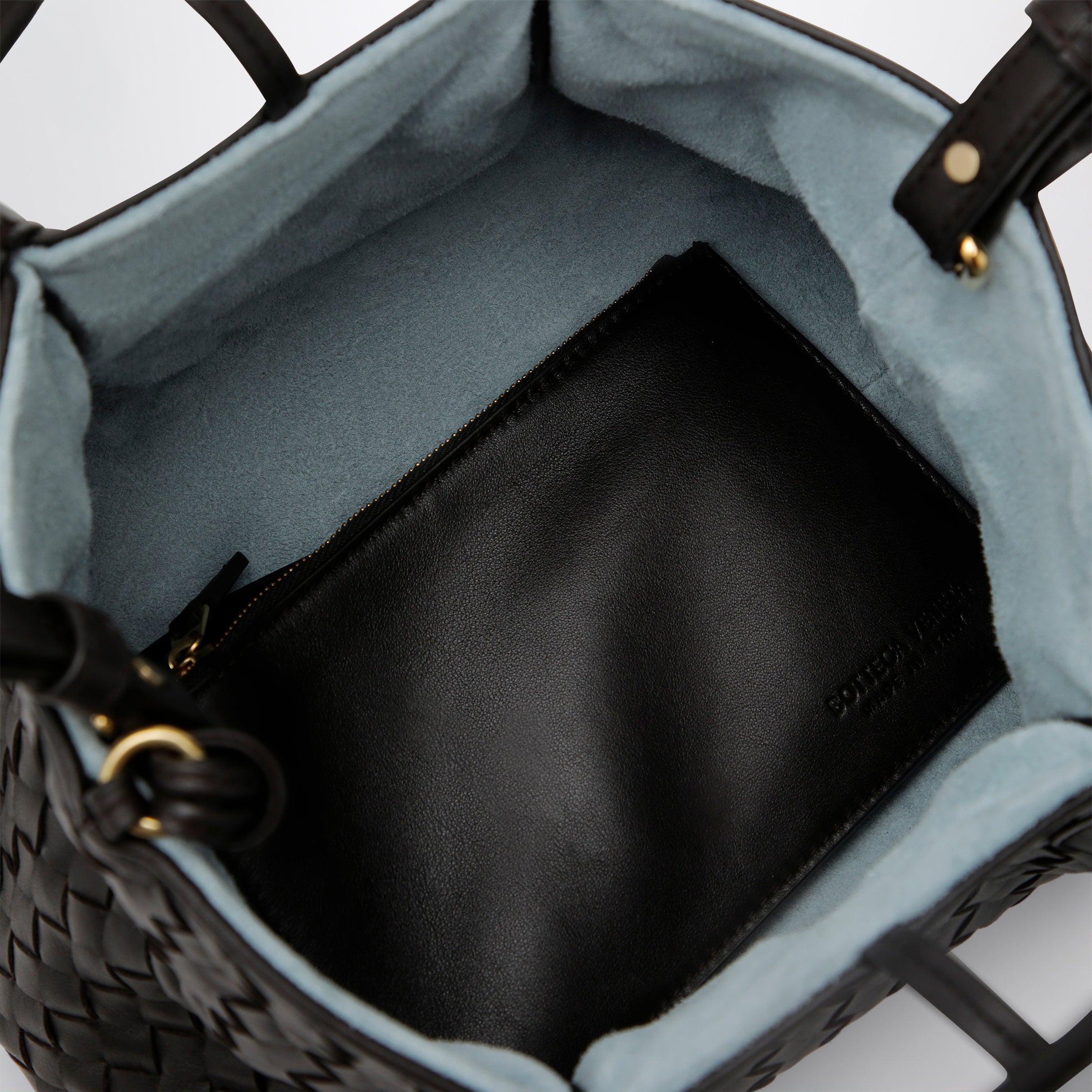 Bottega Veneta Small Pinacoteca bag in Espresso/Mineral | TheDoubleF