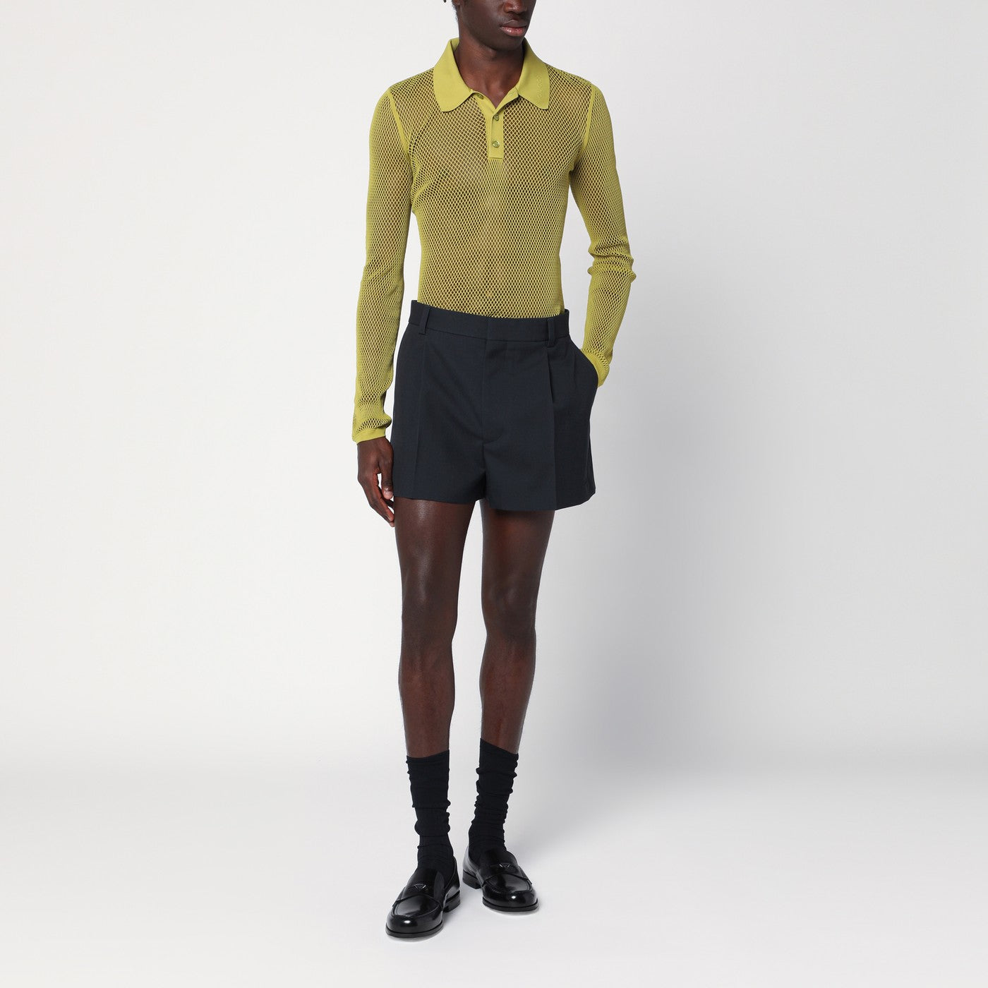 GUCCI Shorts dark grey in wool twill | TheDoubleF